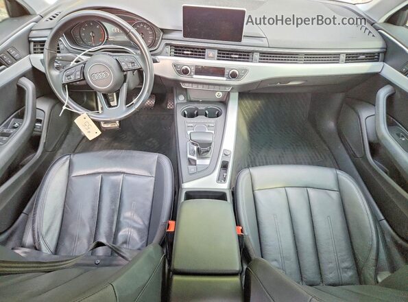 WAUGMAF49HA176647 2017 AUDI A4 White Vista del salpicadero