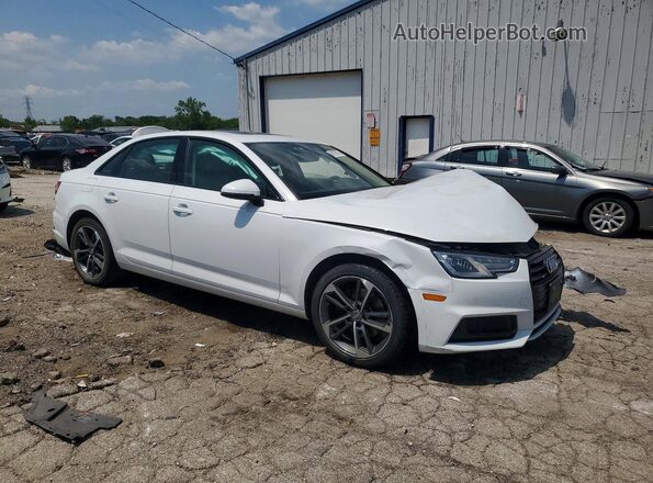WAUGMAF49KN018180 2019 AUDI A4 White წინა მარჯვენა