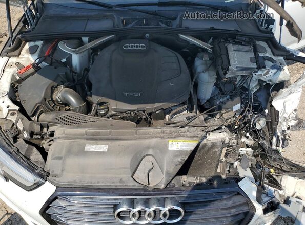 WAUGMAF49KN018180 2019 AUDI A4 White უკანა სალონის ხედი