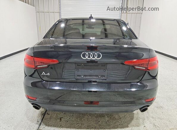 WAUGNAF40HN014234 2017 AUDI A4 Black Widok z tyłu