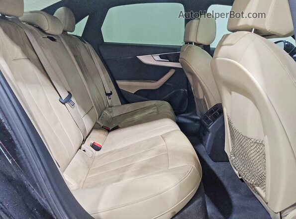 WAUGNAF40HN014234 2017 AUDI A4 Black Widok tylnych siedzeń