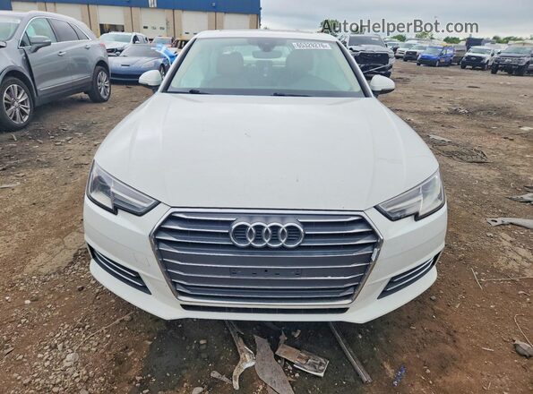 WAUGNAF41HN058503 2017 AUDI A4 White Vista frontal