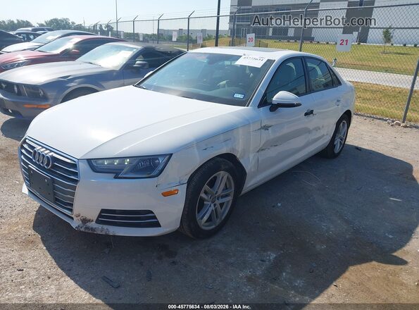 WAUGNAF41HN061210 2017 AUDI A4 White Առջևի ձախ երեք քառորդ տեսարան