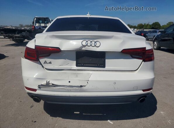 WAUGNAF42HN002943 2017 AUDI A4 White Հետևի տեսք