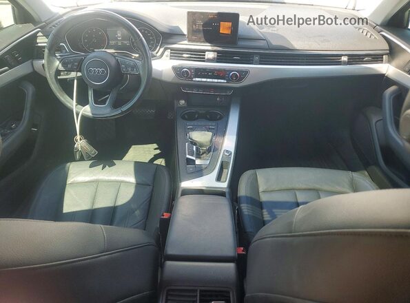 WAUGNAF42HN002943 2017 AUDI A4 White Առջևի վահանակի տեսք
