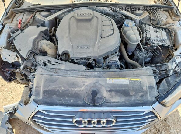 WAUGNAF42HN022254 2017 AUDI A4 Silver Rear interior view