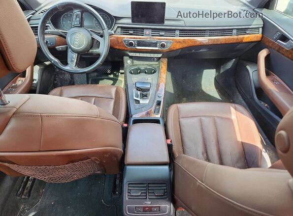 WAUGNAF42HN022254 2017 AUDI A4 Silver Dashboard view
