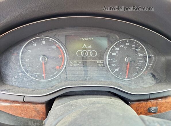 WAUGNAF42HN022254 2017 AUDI A4 Silver Instrument cluster view
