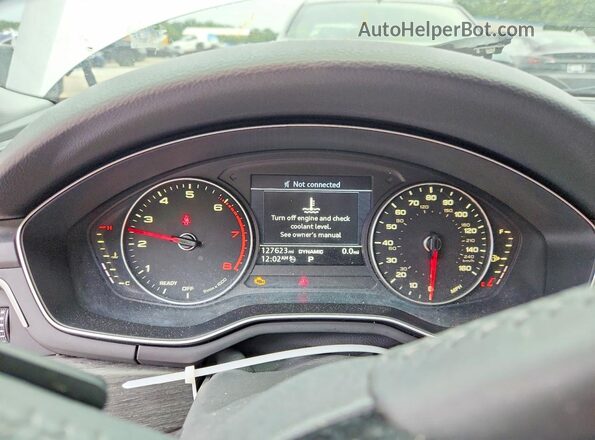 WAUGNAF45HN037993 2017 AUDI A4 Silver Vista del cuadro de instrumentos