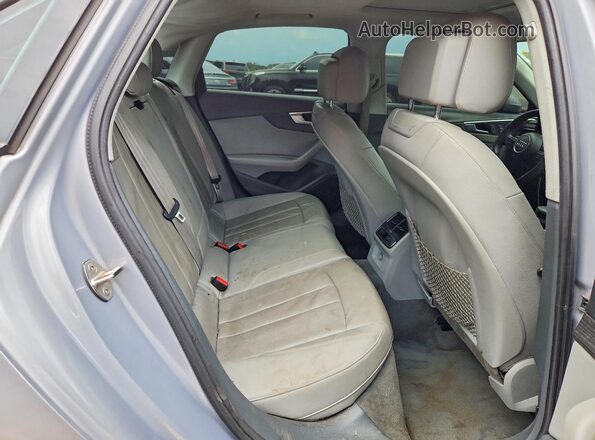 WAUGNAF45HN037993 2017 AUDI A4 Silver Vista de los asientos traseros