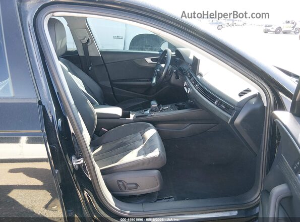 WAUGNAF49HN019349 2017 AUDI A4 Черный Вид салона спереди