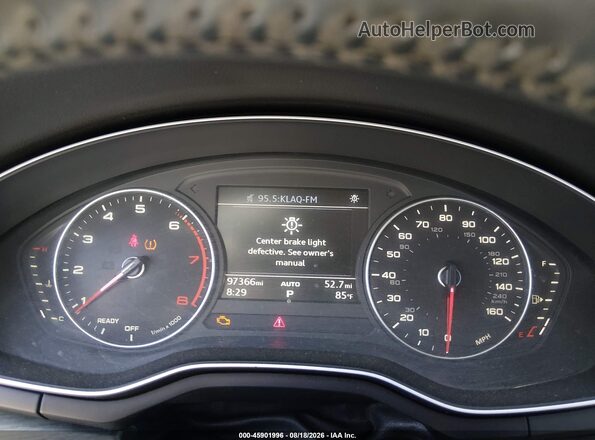 WAUGNAF49HN019349 2017 AUDI A4 Черный Вид задних сидений