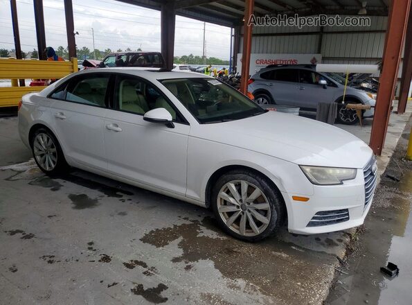 WAUGNAF49HN022056 2017 AUDI A4 White წინა მარჯვენა