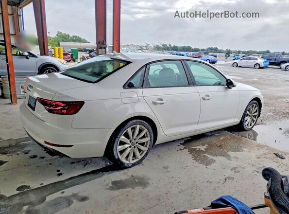 WAUGNAF49HN022056 2017 AUDI A4 White უკანა მარჯვენა