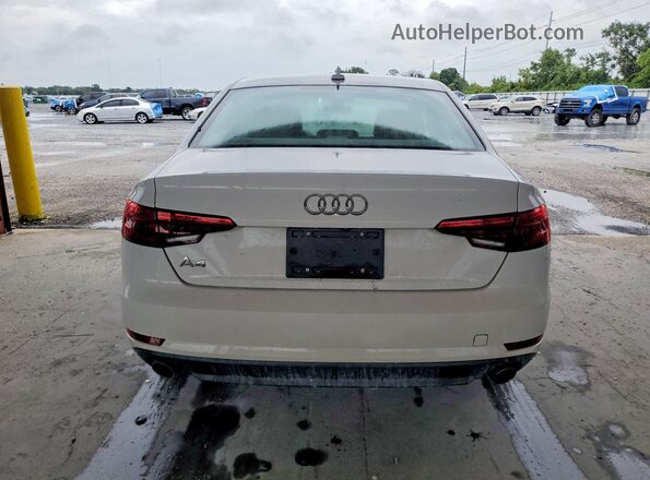WAUGNAF49HN022056 2017 AUDI A4 White უკანა ხედი