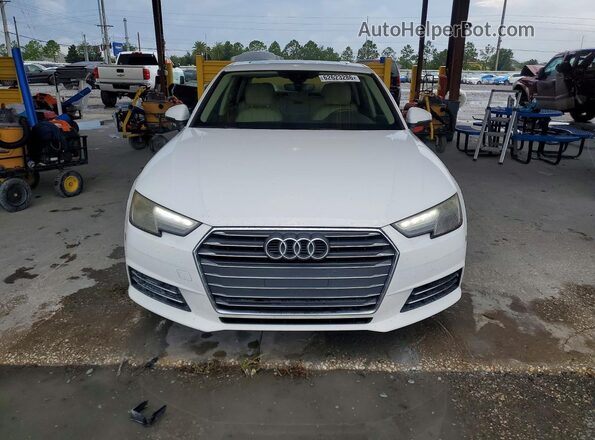 WAUGNAF49HN022056 2017 AUDI A4 White წინა ხედი