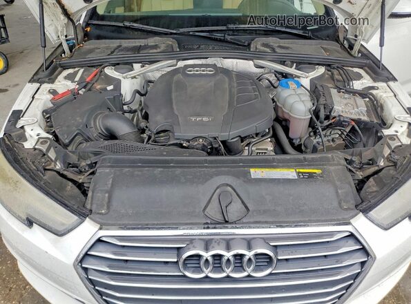 WAUGNAF49HN022056 2017 AUDI A4 White უკანა სალონის ხედი