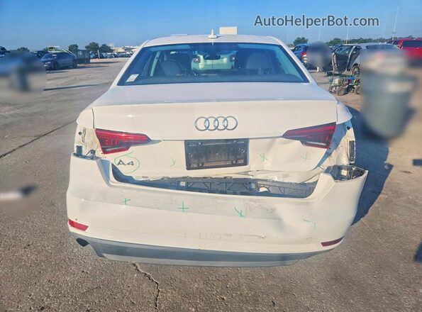 WAUGNAF49HN022249 2017 AUDI A4 White Rear view