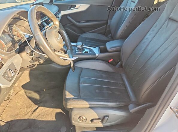 WAUGNAF49HN022249 2017 AUDI A4 White Front interior view