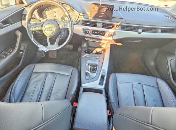 WAUGNAF49HN022249 2017 AUDI A4 White Dashboard view