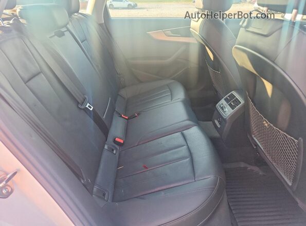 WAUGNAF49HN022249 2017 AUDI A4 White Rear seats view
