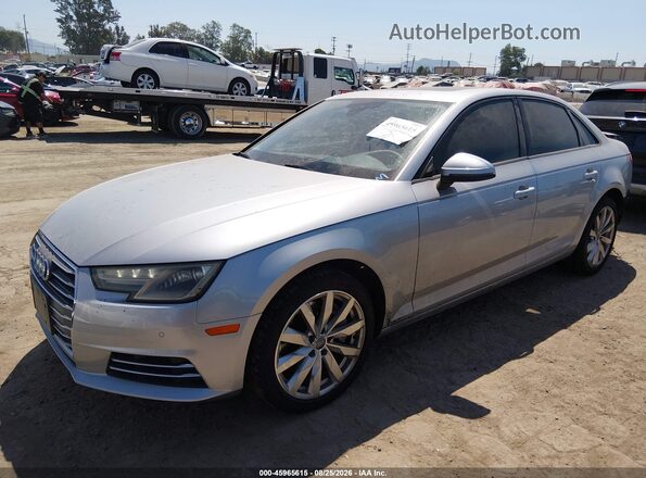 WAUGNAF4XHN001071 2017 AUDI A4 Silver Передня ліва чверть