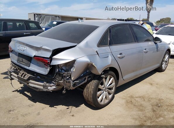WAUGNAF4XHN001071 2017 AUDI A4 Silver Задня права чверть