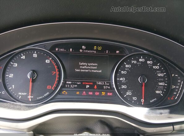 WAUGNAF4XHN001071 2017 AUDI A4 Silver Вид задніх сидінь