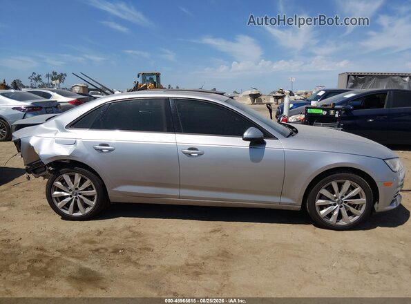 WAUGNAF4XHN001071 2017 AUDI A4 Silver Вид задньої частини салону