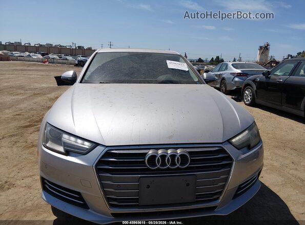 WAUGNAF4XHN001071 2017 AUDI A4 Silver Вид щитка приладів