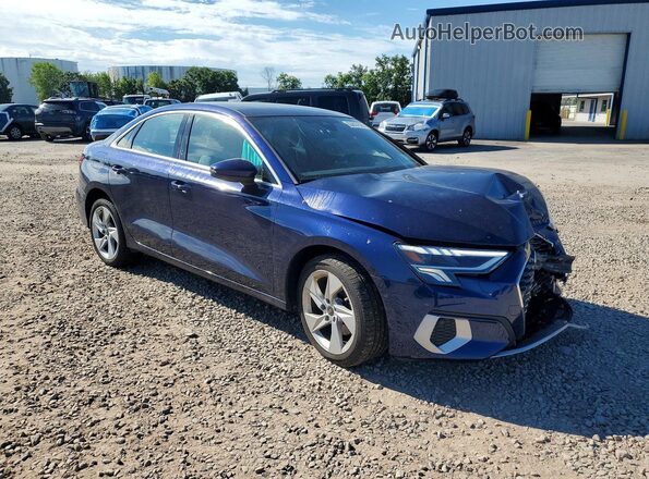 WAUGUDGY3RA138805 2024 AUDI A3 Blue Передня права чверть