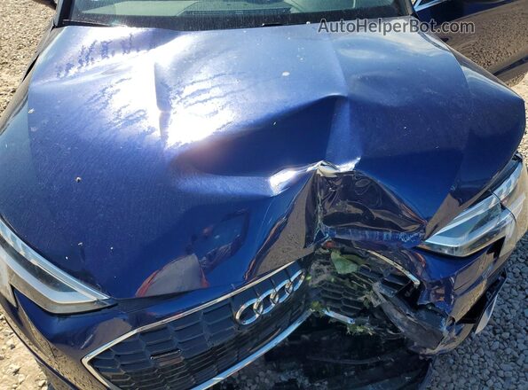 WAUGUDGY3RA138805 2024 AUDI A3 Blue Вид задньої частини салону