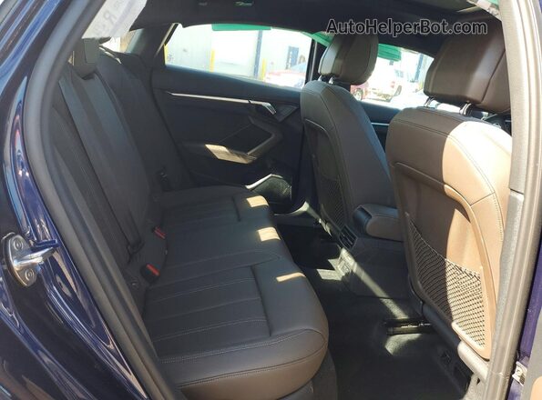 WAUGUDGY3RA138805 2024 AUDI A3 Blue Вид задніх сидінь