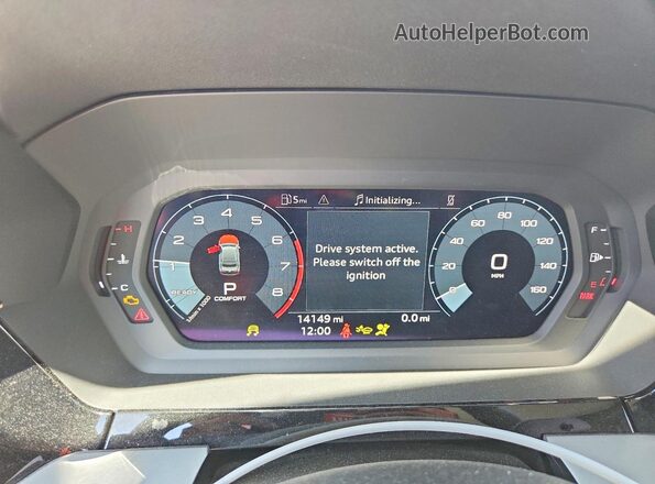 WAUGUDGY3SA052108 2025 AUDI A3 White Vista del cuadro de instrumentos