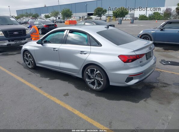 WAUGUDGY6PA069251 2023 AUDI A3 Silver Rear left