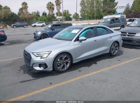 WAUGUDGY6PA069251 2023 AUDI A3 Silver Front left