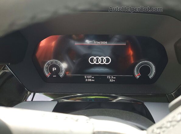 WAUGUDGY7TA007447 2026 AUDI A3 Black ხელსაწყოთა პანელის ხედი