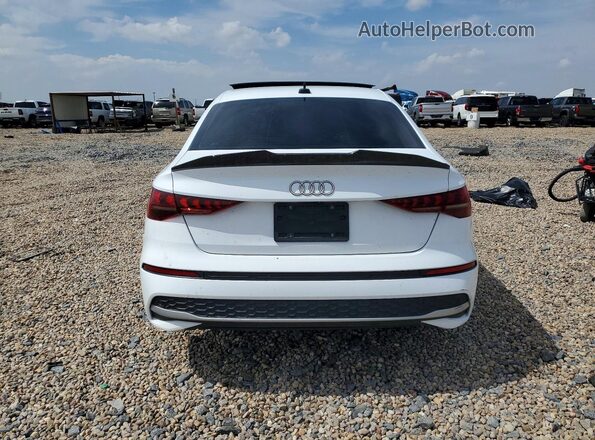 WAUGUDGY9SA039606 2025 AUDI A3 White Rear view