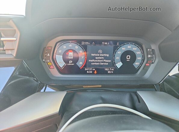 WAUGUDGYXNA088706 2022 AUDI A3 White Widok zestawu wskaźników