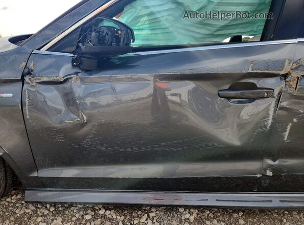 WAUGUGFFXJ1084599 2018 AUDI A3 Gray წინა სალონის ხედი