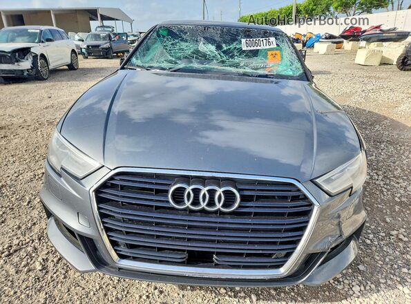WAUGUGFFXJ1084599 2018 AUDI A3 Gray წინა ხედი