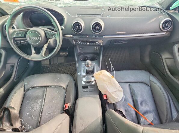 WAUGUGFFXJ1084599 2018 AUDI A3 Gray წინა პანელის ხედი