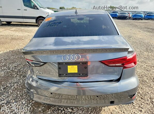 WAUGUGFFXJ1084599 2018 AUDI A3 Gray უკანა ხედი