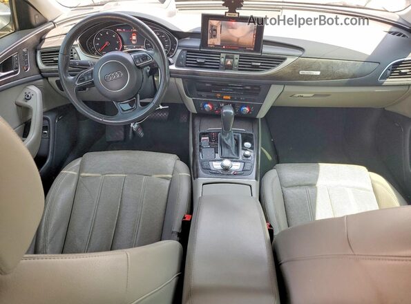 WAUH2AFC0HN001648 2017 AUDI A6 Серебряный Вид панели приборов