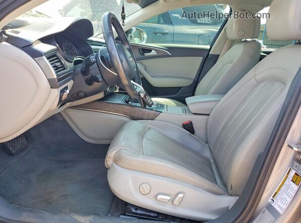 WAUH2AFC0HN001648 2017 AUDI A6 Серебряный Вид салона спереди