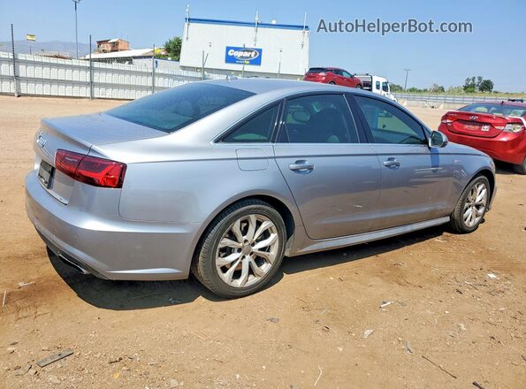 WAUH2AFC0HN001648 2017 AUDI A6 Серебряный Задняя правая четверть