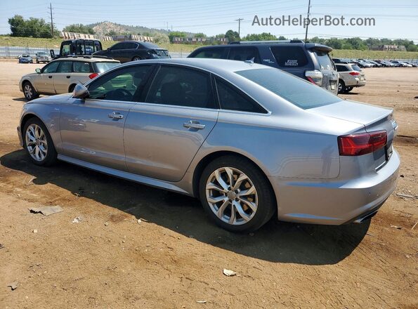 WAUH2AFC0HN001648 2017 AUDI A6 Серебряный Задняя левая четверть
