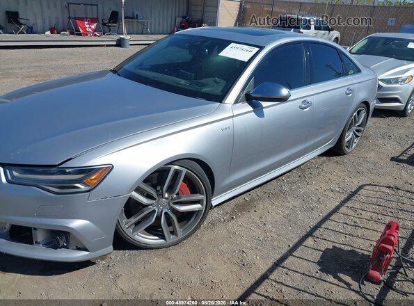 WAUH2AFC2GN010561 2016 AUDI S6 Silver წინა მარცხენა ხედი სამი მეოთხედიდან