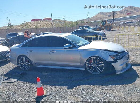 WAUH2AFC2GN010561 2016 AUDI S6 Silver უკანა სალონის ხედი