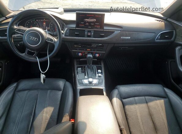 WAUH2AFC9HN016360 2017 AUDI A6 Silver Вид панелі приладів